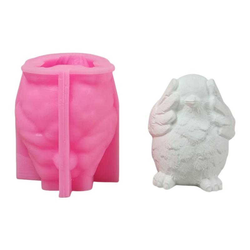 Bird Figurine Silicone Candle Molds for Making Candle Soap Candy Chocolate Temperature Resistant Fondant Silicone Molds