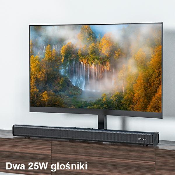 Awei Soundbar Bluetooth Y999Czarny/Black