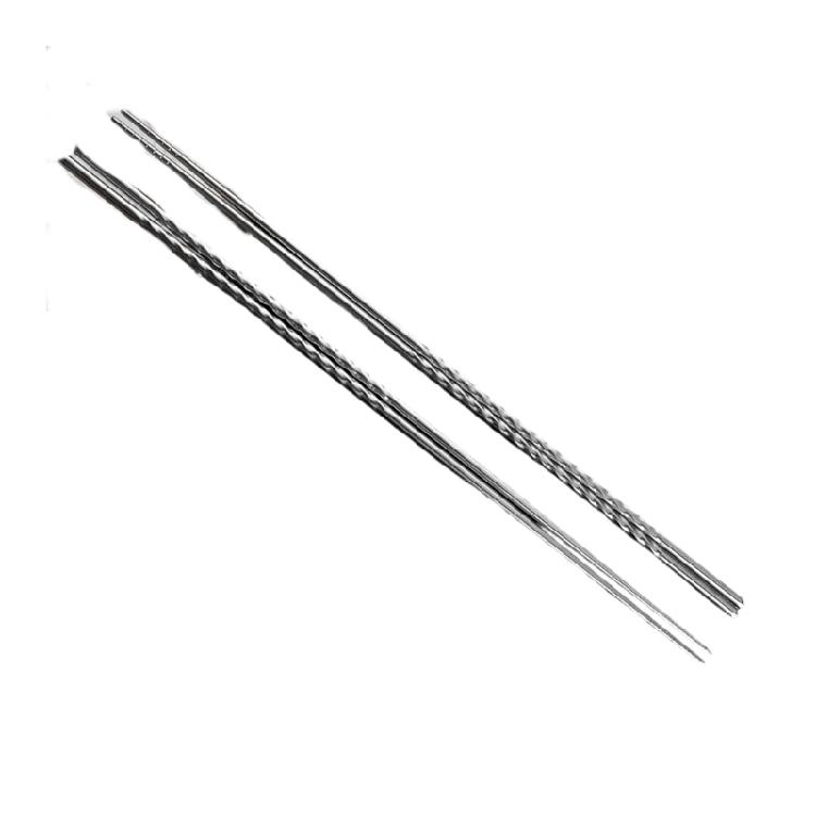

2Pairs Stainless Steel Long Chopsticks Metal Chopstick Reuse Kitchen Tool For Cooking Serving And Hot Pot Noodles 1