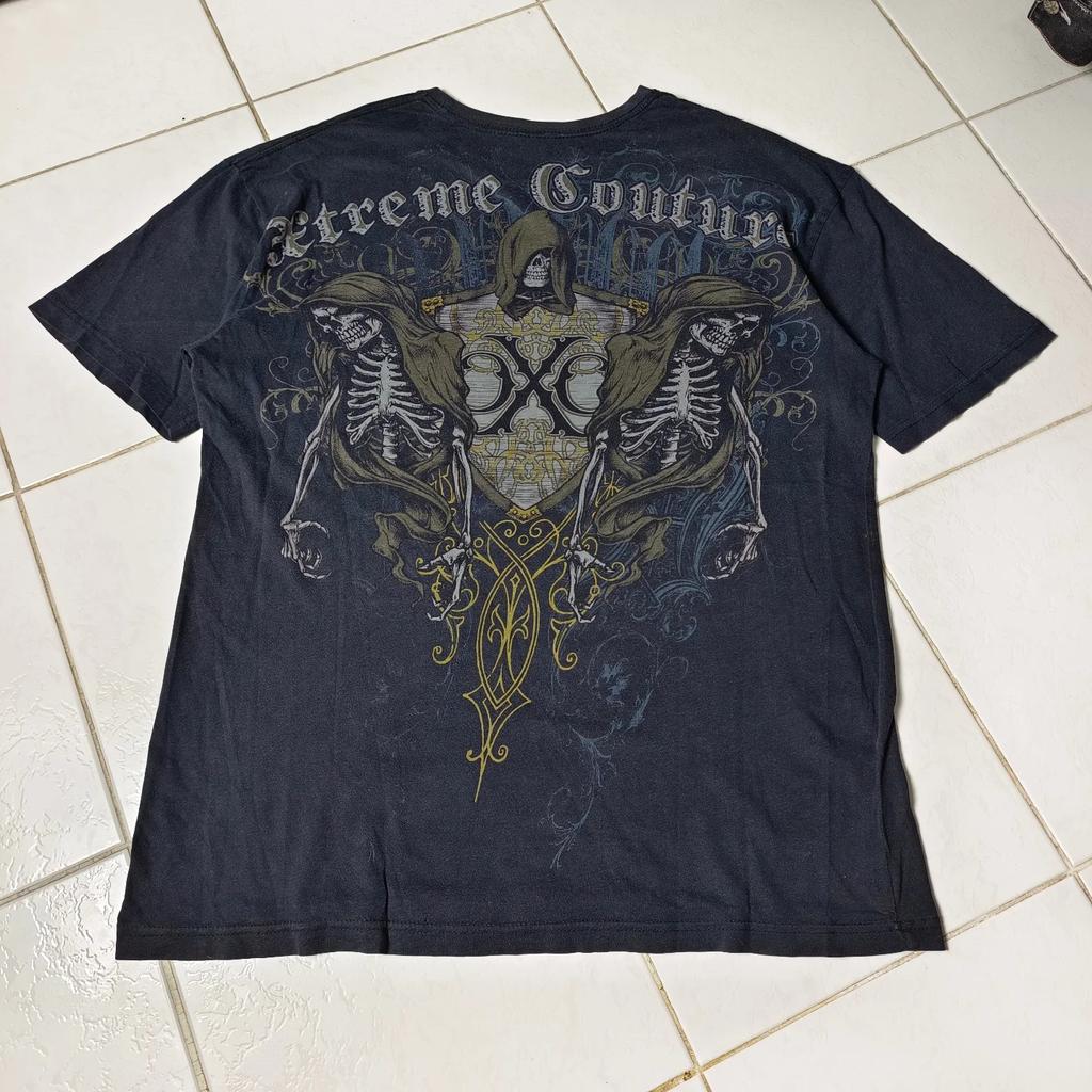 Dark Purple Street Affliction Big wing T shirt Vintage Clothing Punk Hip Hop Graphic Print Oversized tops Men Round Sleeve tee
