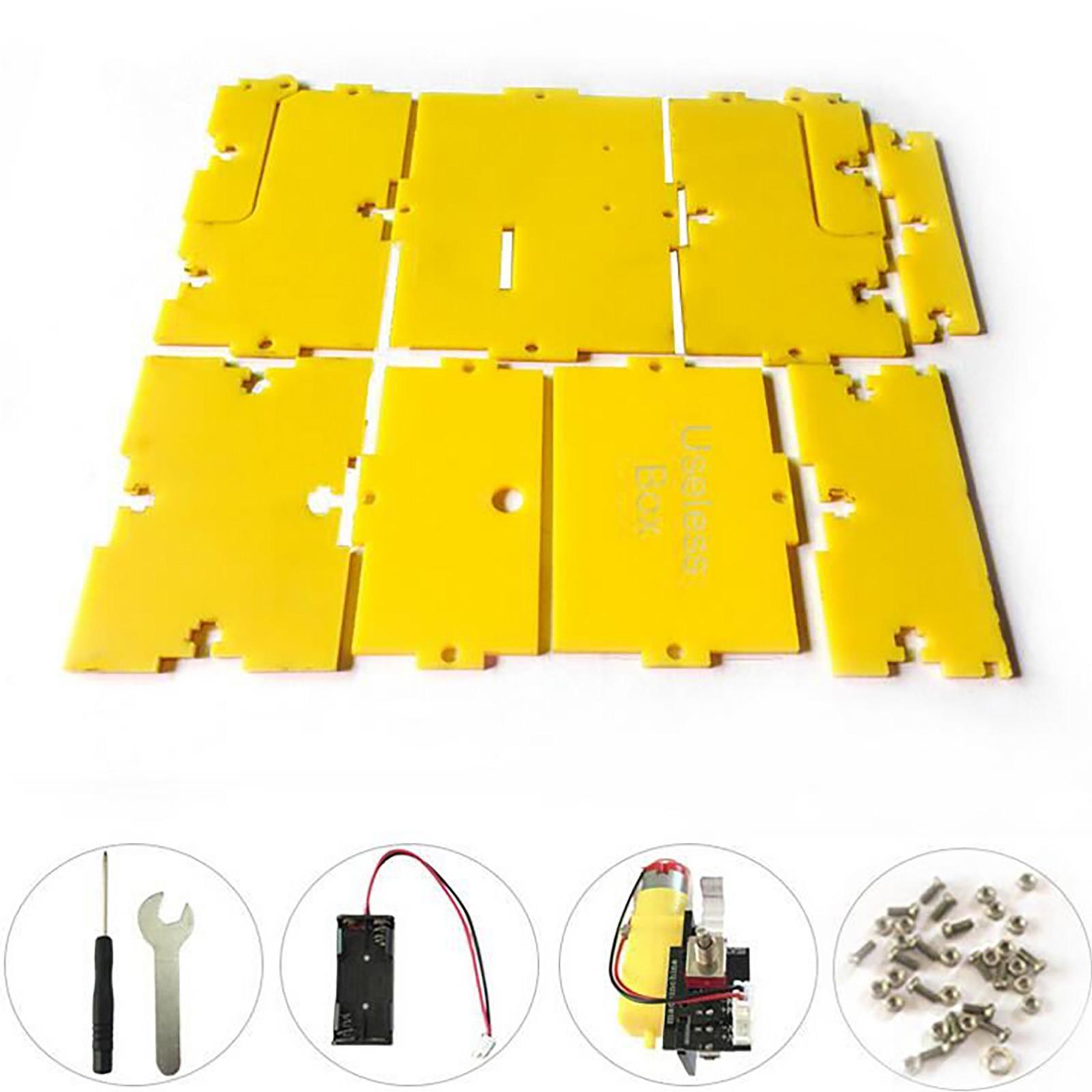 

Бесполезная коробка «Оставь меня в покое», машина «Сделай сам», практичные забавные игрушки жёлтый