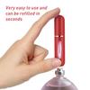 Aluminum 5ml Rechargeable Metal Perfume Portable Makeup Bottle