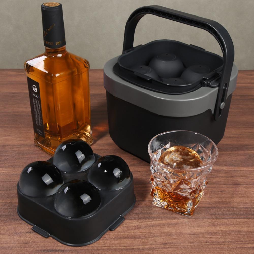 6CM Crystal Clear Ice Ball Maker Non-stick Ice Sphere Cube Maker Bar Clear Ice Sphere Mold  Drink