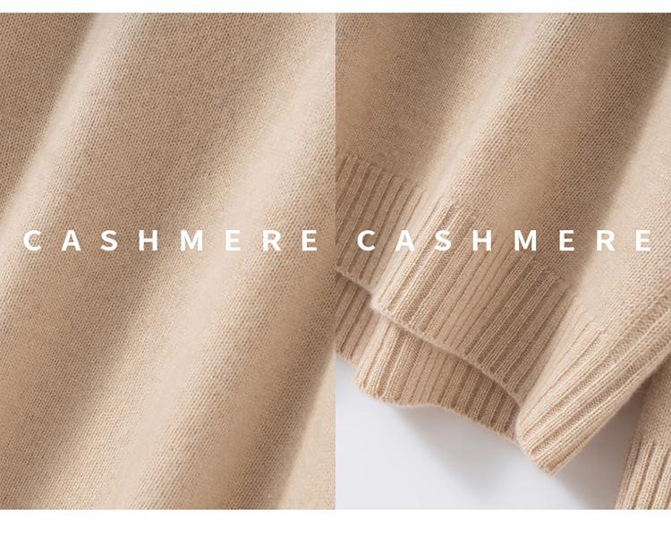 Women's Cashmere Raglan Sleeve Sweater - Winter 2026 New Arrival, Round Neck, Gentle Style, Loose Fit, Slimming Warm Base Layer.