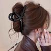 2 Stück Neu 13cm Großes Weiches Silikon Großer Hai Clip Haar-Klammer-Clips für Damen Mädchen Retro Einfache Haar-Accessoires Kopfschmuck Schmuckstück