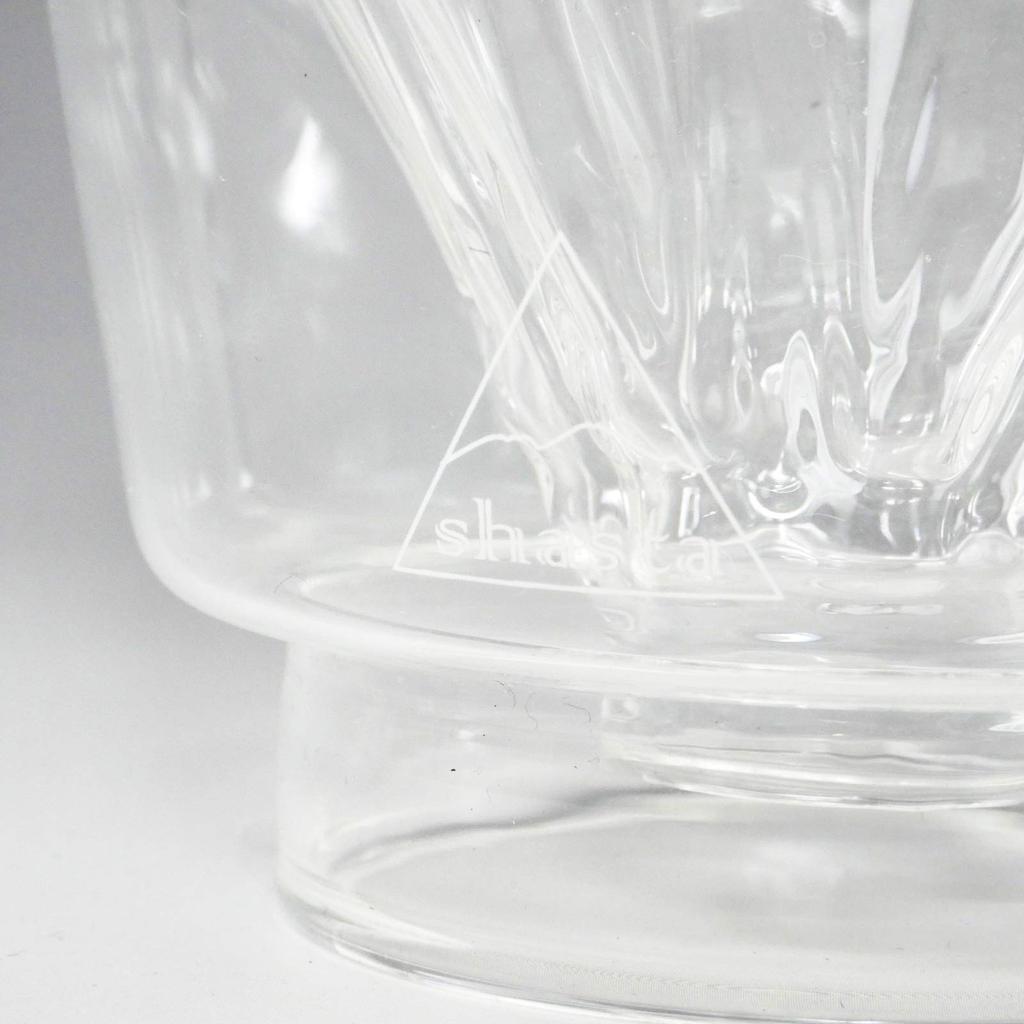 Shasta Drip Pot Clear 420ml Pot with Coffee Dripper TWG-C-026