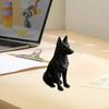 Xiaobudian 3D Printed Geometric Shepherd Dog Ornament, Minimalist Sculpture for Nordic Light Luxury Home Decor, Entry Desk TV Cabinet Accent Gift