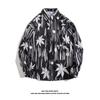 Men's Long-Sleeve Loose-Fit Shirt - Autumn/Summer Korean Style with Trendy Hong Kong Ins Print