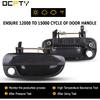 OCPTY Door Handle Exterior Front Passenger Right Side Replacement Fit 2000-2005 for Hyundai Accent Outside Door Handle Smooth Black