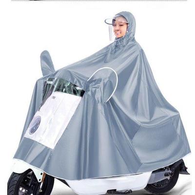 Długie poncho na motocykl elektryczny: Pogrubiony, Uniwersalny Płaszcz Przeciwdeszczowy na Ulewny Deszcz