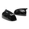 A51K-1 Pair Car Side Rearview Mirror Caps For BMW X3 G01 X4 G02 X5 G05 2018- Black Accessories