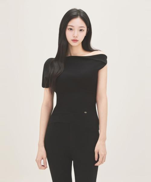 ROEM Twisted Cap Sleeve Pullover Rmkag38R12
