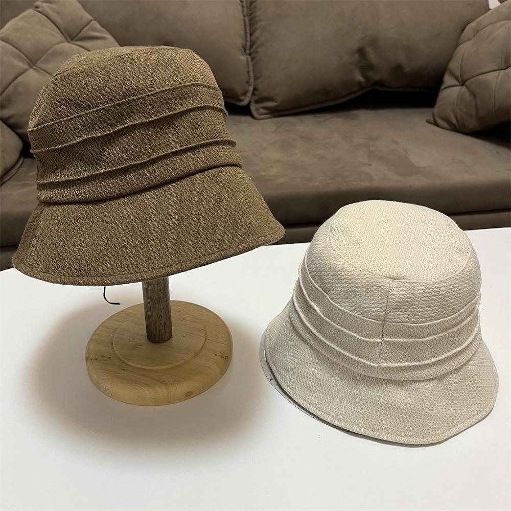 Bucket Hat Women's New Early Autumn Fashion Versatile Bucket Hat Shows a Small Face Casual Sunshade Basin Hat Women's Tide