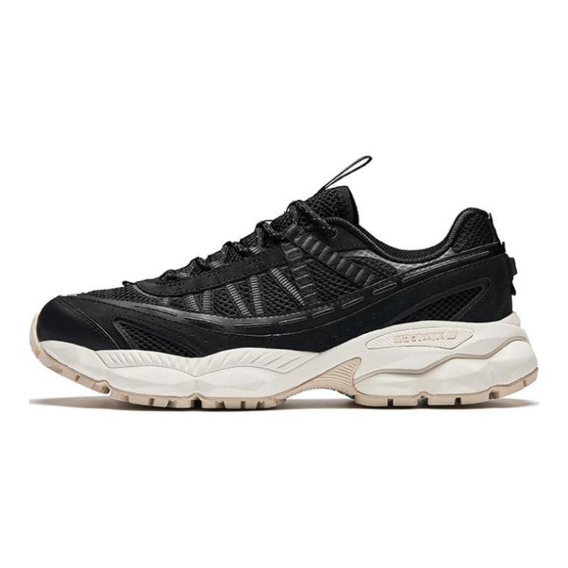 Anta men low-top running shoes black gray cushioned durable comfortable 112428802A-1 40