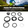 Bike Headset 44-55mm Aluminum Alloy Bike Headset with Sealed Bearings for 28.6mm Straight and Tapered Fork Steering Tube
