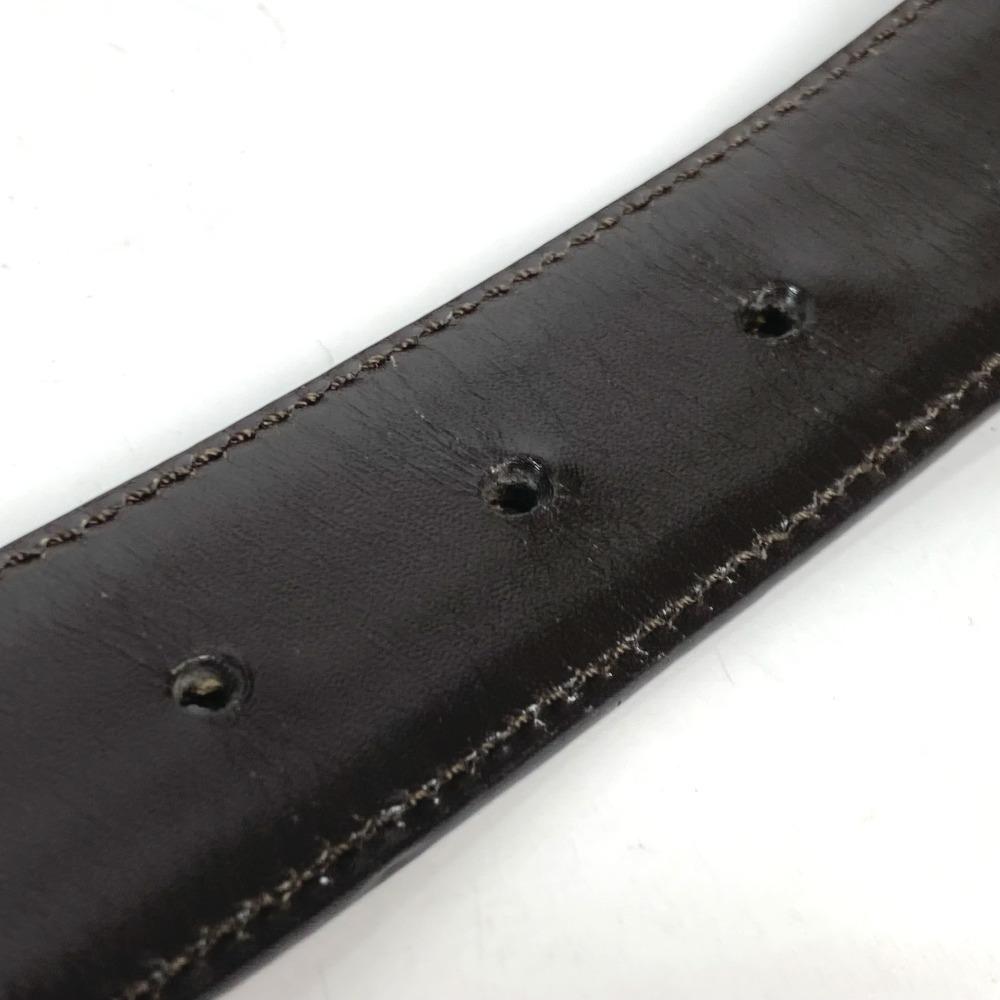 GUCCI 114874 GG Buckle belt, pants belt belt GGCanvas/Leather Beige/Brown
