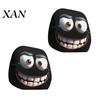 Vehicle Interior Comfort Accessories Halloween Car Headrest Cover, Scary Pattern Print Stretchable Soft Fabric Guard Protector, Breathable Polyester