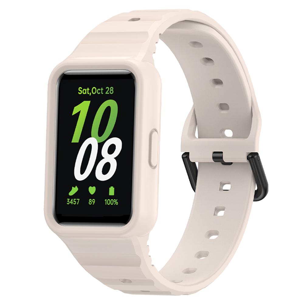 For Samsung Galaxy Fit3 Watch Bracelet Soft Silicone Integrated Strap Replacement