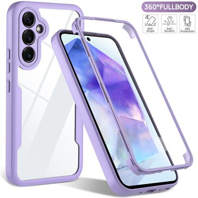 360 Vollabdeckung Bildschirmschutzhülle für Samsung A55 5G A35 A15 A54 A14 A34 A53 A73 A26 A16 A52S A56 A36 Stoßfeste Handyhülle
