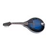 A Style Mandolin Wooden 8 String Mandolin with Chrome Open Gear Tuners for Band Individual Performan