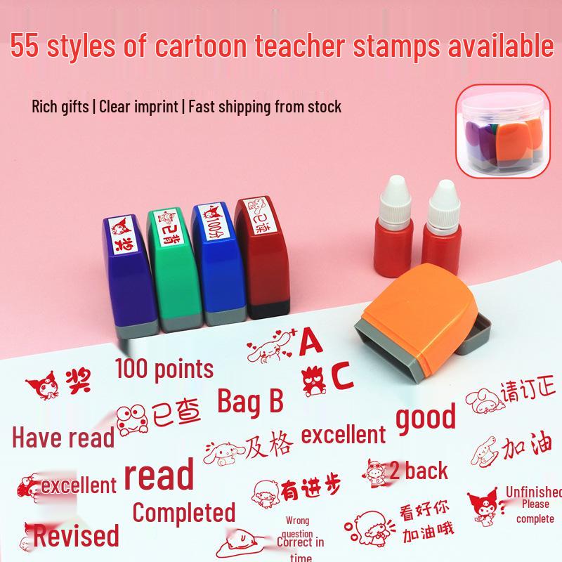Fun Emoji Stamp for Teachers: Reward & Grade with Stars