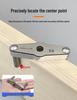 Vertical Drilling Locator: Quick Jointing Center Hole Punch Assistant for 2.5-15mm Wood Board