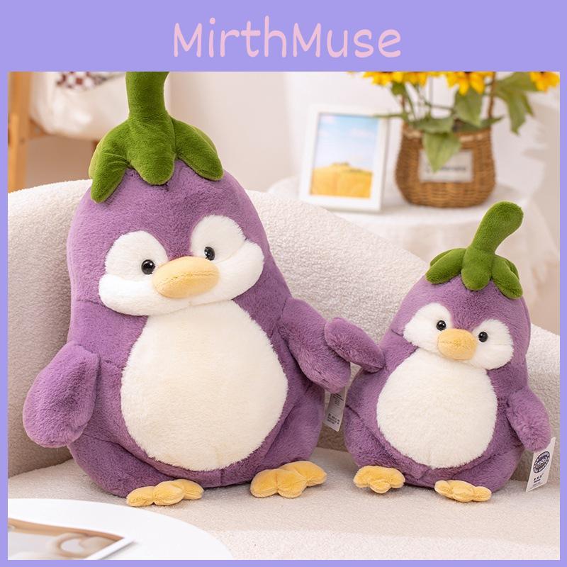Penguin Plush Eggplant Toy Cartoon Cute Soft Fill Doll Children Gift Festival