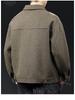 Men's American Style Heavyweight Wool Cashmere Jacket - Double-faced, Thickened, High-end, Plus Size Casual Outerwear for 2025.