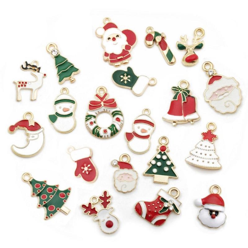 Unique 38 pcs Mix Christmas Pendant Lovely Decoration DIY Pendant Decoration
