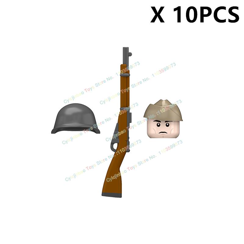 N661-670 NEW Military infantry Soldies Warriors Action Figures Building Blocks Accessories Collection Children's Toys Gifts