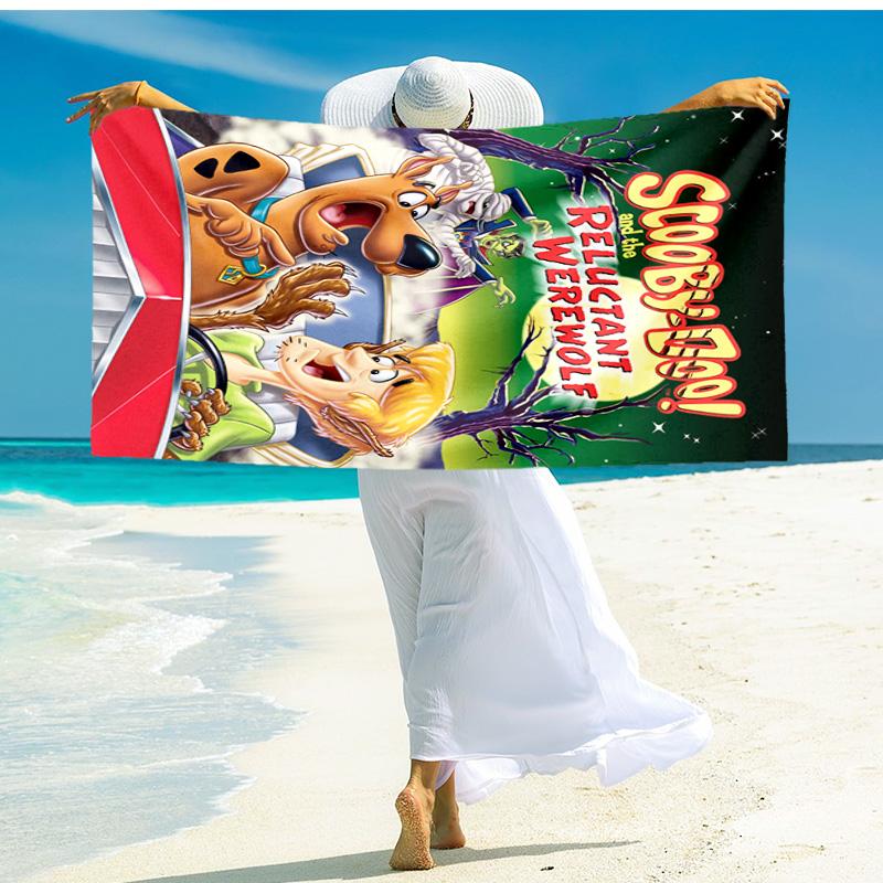 Scoobydoo Werewolf Mystery Beach Towel,quick Drying Absorbent Beach Toweloutdoor Sports Swimming Beach Towelsoft And Comfortable