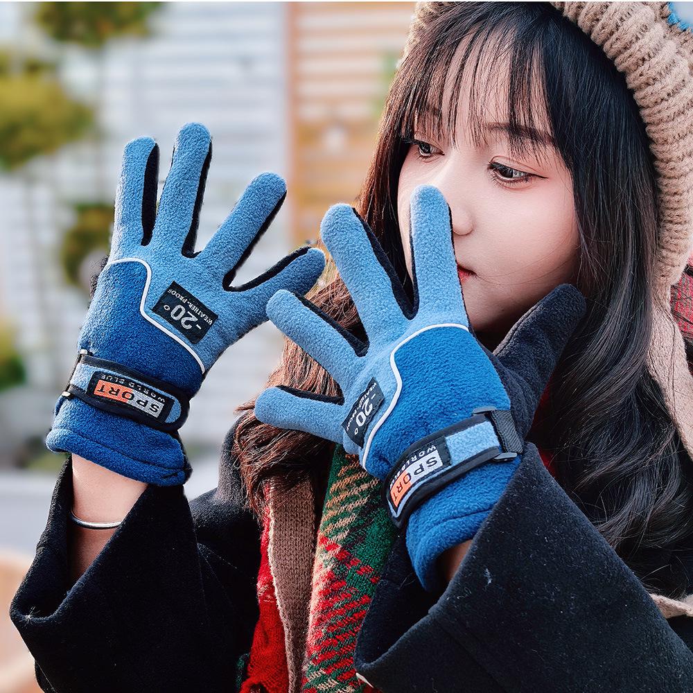 

2025 Women s Velvet-Lined Waterproof Riding Gloves - Ideal for Autumn/Winter: Skiing, Cycling & Motorcycling One Size