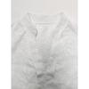 Hollow Out Lace White Blouse Women Fashion Elegant V Neck Loose Sweet Shirts Ladies Casual Office Petal Short Sleeve Tops Simple Female Clothing
