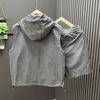 Men's Summer Loose Casual Plus Size Suit, Youth Hooded Cover, Quick Drying Top and Shorts Two-piece Set