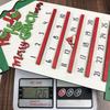 Christmas Calendar Countdown Wooden Festive Ornaments Advent Gift By Christmas