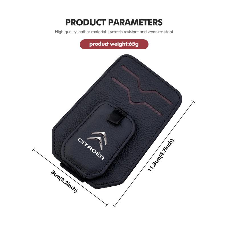 Auto Zonneklep Brillen Zonnescherm Opbergdoosje Clip Kaarthouder Voor Citroen Jumper Celysee Cactus Picasso Aircross Saxo Grand