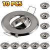 5/10 Pcs Led Ceiling Spotlight Bulbs Bracket MR11 Lampholder Recessed Lamp Fitting Round Source Lighting Indoor