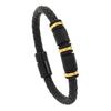 New In Men Genuine Leather Bracelet Novel Atrract Magentic Braclet Homme Punk Jewelry Accessories Bangle Cable Brazalete Gift