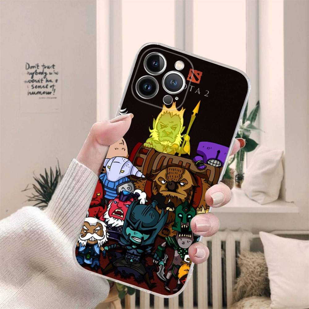 Game D-Dota 2 For IPhone 17 16 16e 15 14 13 12 11 Pro Max Mini Plus Phone Case
