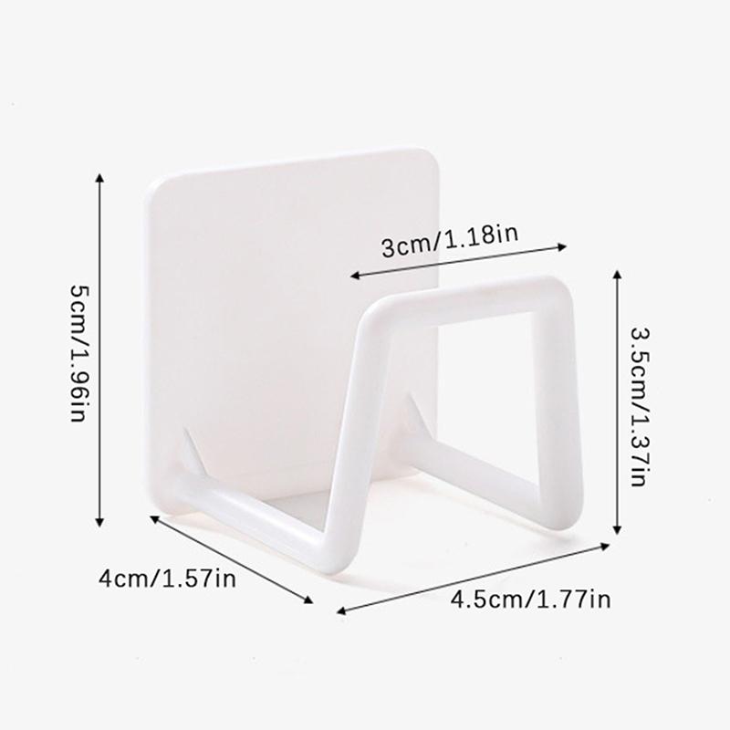 Küchenschwammhalter Edelstahl Klebe Spülbecken Schwamm Trockengestell Wandaufbewahrungshalter Küchenorganizer Haken