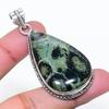 Natural Kambaba Jasper Gemstone 925 Sterling Silver Jewelry Pendant 2.25" AP-15530