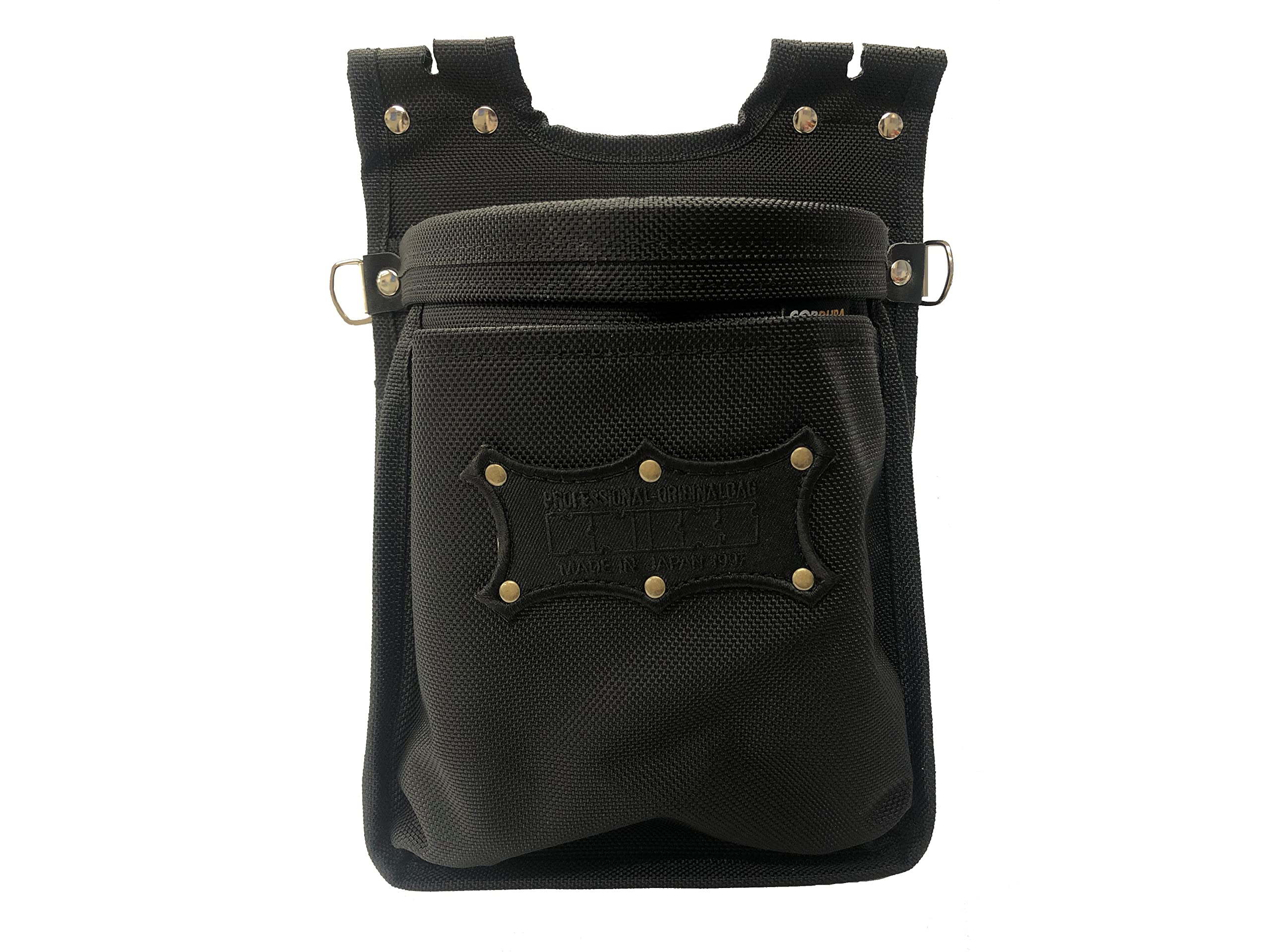 

Knicks Cordura Ballistic Fabric Waist Pouch Black Two-Way Two-Drawer (Slim Type) BA-201BB чёрный