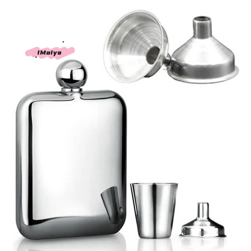 M-Stainless Steel Small Mouth Funnels Bar Wine Liquid Oil Flask Funnel For Filling Hip Flask Narrow Mouth Bottles Kitchen Tools