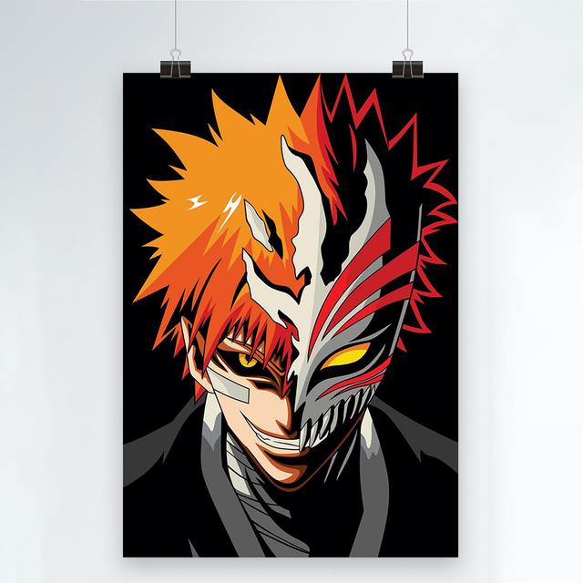 Japanische Anime-Wandkunst, BLEACH, Leinwandgemälde, Kurosaki-Poster, Drucke für Wohnzimmer, Jungenschlafzimmer, Heimdekoration, ohne Rahmen