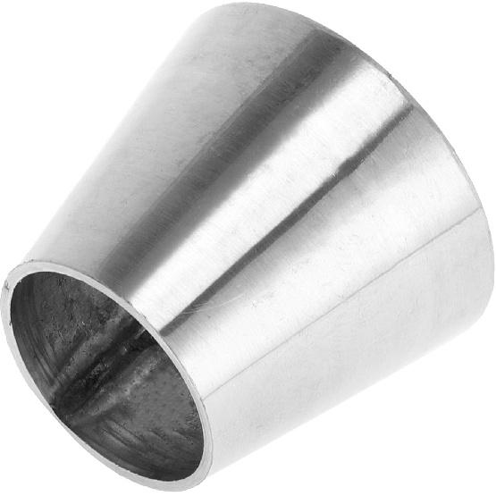 

Motoforti Mandrel Exhaust Bend Elbow Concentric Reducer Car Exhaust Pipe Tubing Piping Adapter 1 OD to 1.5 OD 304 Stainless Steel Silver Tone 1 OD to 1.5 OD