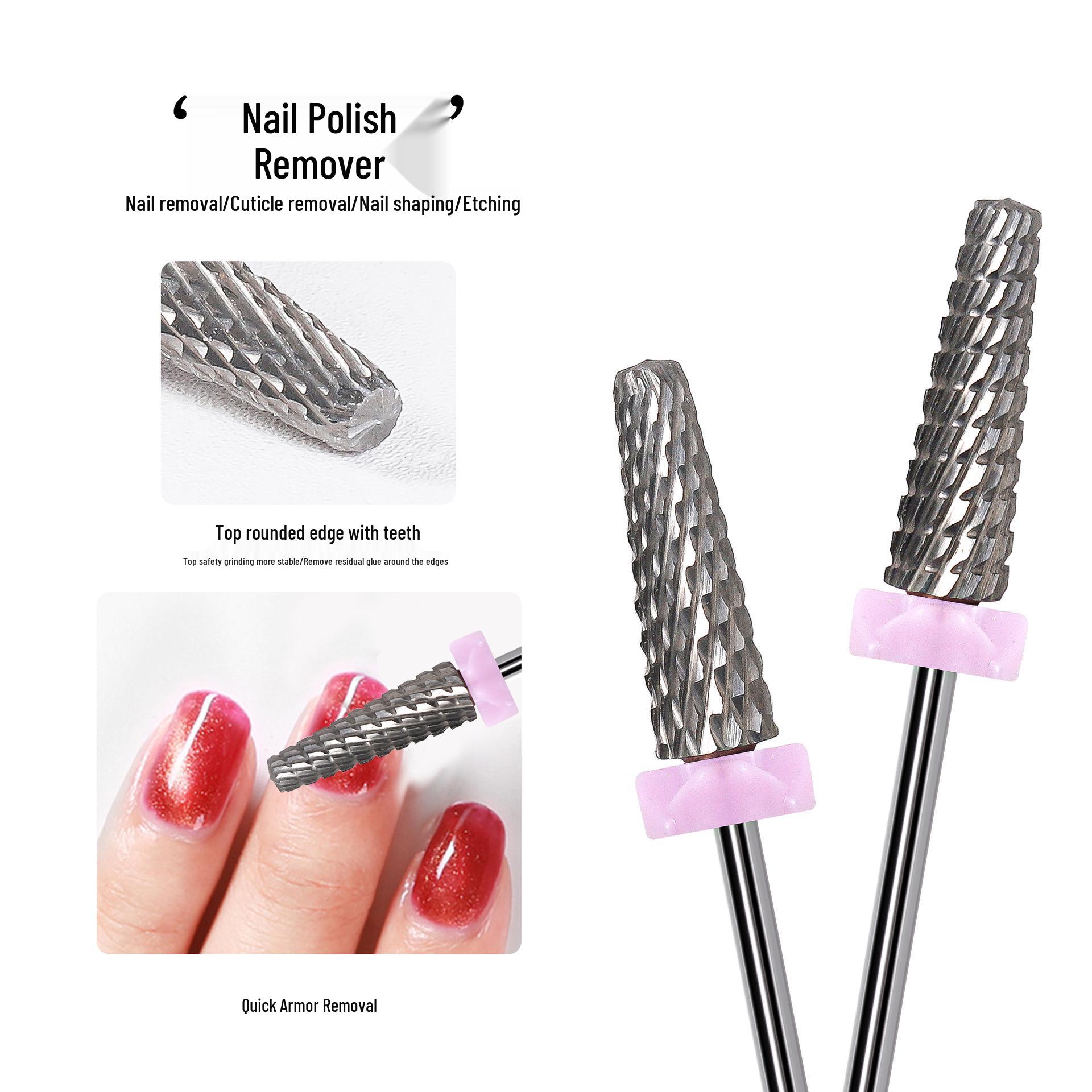 

Mini Nail Grinding & Cuticle Push Tool for Polish Removal