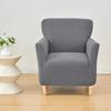 Jacquard Club Chair Cover For Living Room Elastic Single Armchair Sofa Slipcovers Dust-Proof Non Slip Tub Sofa Slipcovers