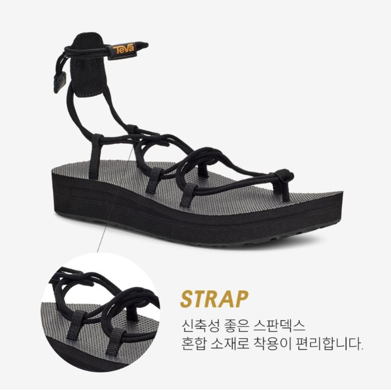 Teva Women Lace Strap Sandals Black Stvf2417890 Blk