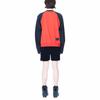 WE11DONE Fw22 Color Block Casual Pullover Sweatshirt Unisex Sweatshirt Red WD-TS1-22-860-U-RD