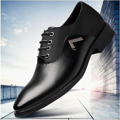 New Men Patent Leather Oxford Dress Shoes Wedding Shoes Lace Up Comfortable Formal Business Shoes